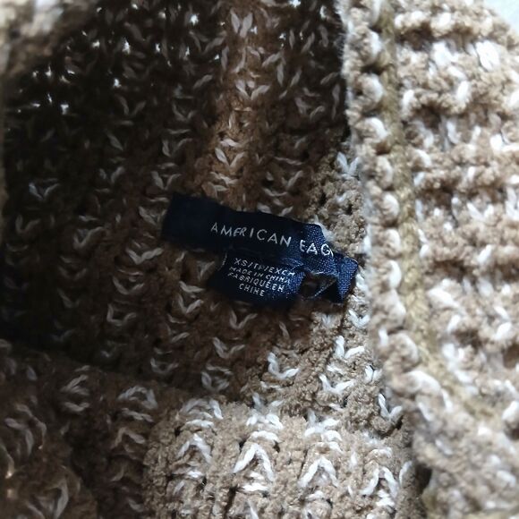 American Eagle AE Mock Neck Knit Sweater Chunky Wool Blend Long Slve Womens XS - Picture 5 of 6